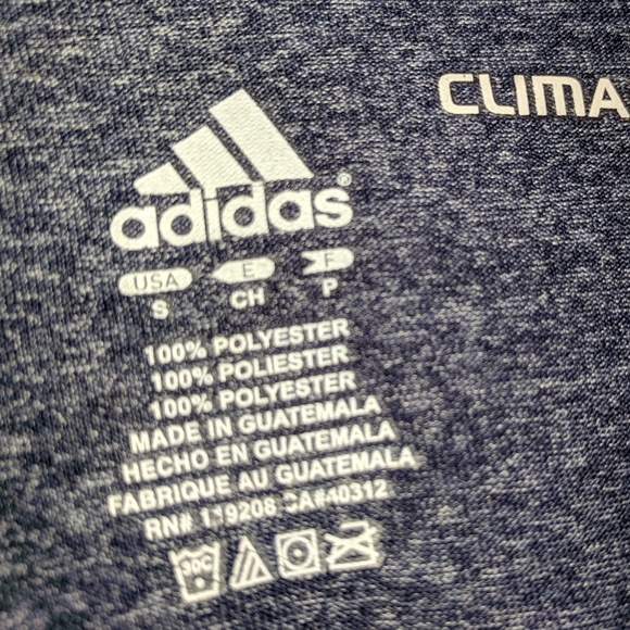 adidas ClimaCool Detroit Pistons Long Sleeve Shirt - Picture 3 of 3